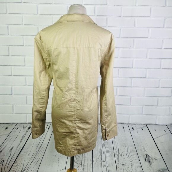 Vintage Burberrys of London Tan Trench Coat - Size XL. - Picture 6 of 14